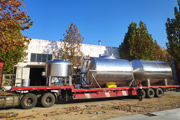 Cassman Delivered 50HL Lauter Tun/200HL Fermenter To Local Brewery