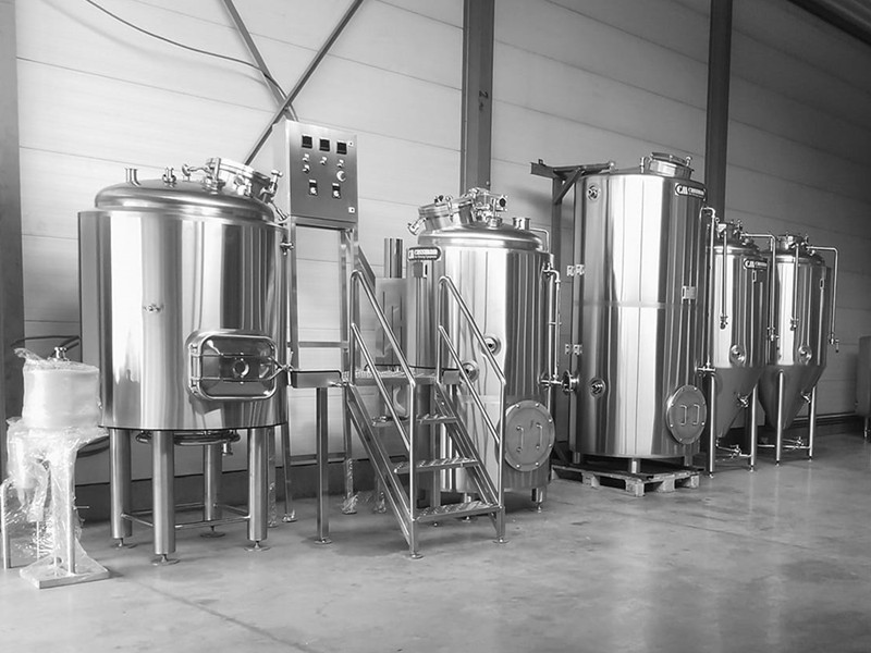 500L Direct Fired Brewhouse in Belgium