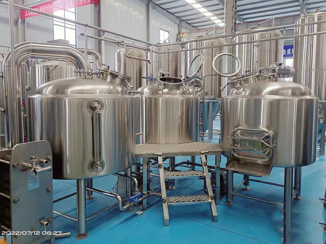 500L Steam Brewhouse 3 Vessels