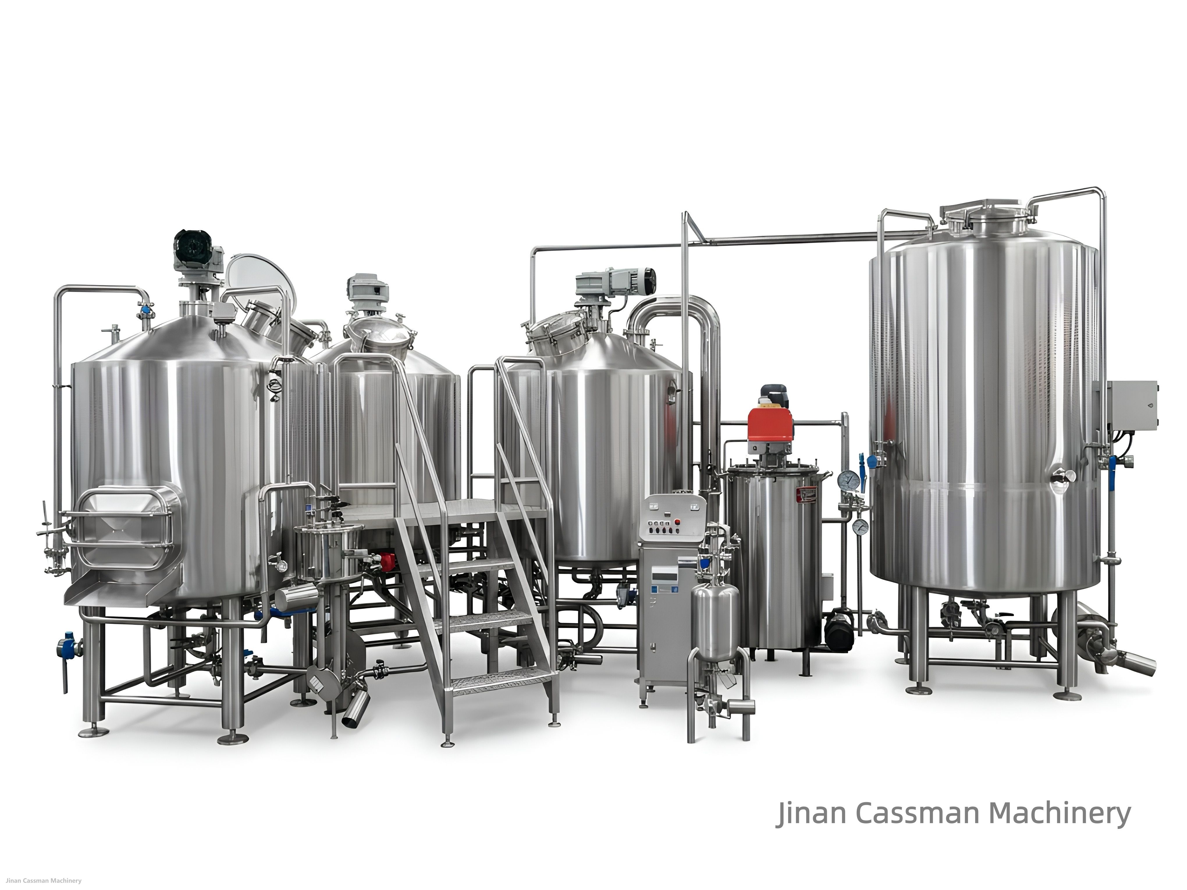 500L Steam Brewhouse 3 Vessels